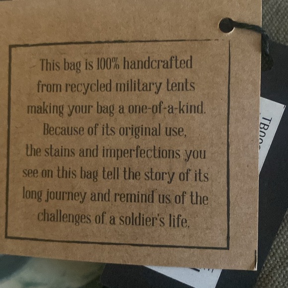 Vintage addiction small duffle with tapestry ends - Picture 6 of 6